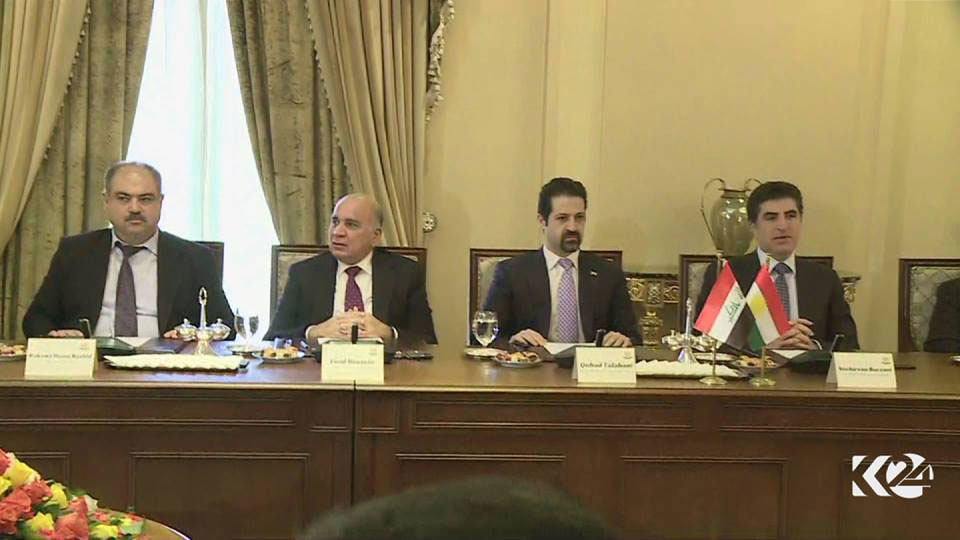 Neçirvan Barzani ve Binali Yıdırım görüşmesi başladı